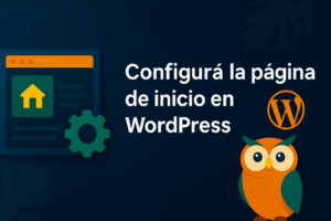 Empresa de PƔginas Web, Tiendas virtuales y Apps 24 Configurar La PƔgina De Inicio